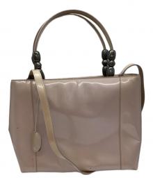 Christian Dior（クリスチャン ディオール）の古着「マリスパールハンドバッグ」｜ベージュ