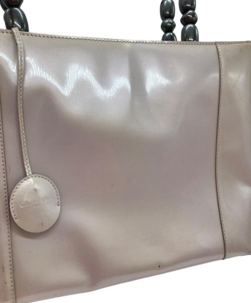 Christian Dior（クリスチャン ディオール）Christian Dior (クリスチャン ディオール) マリスパールハンドバッグ ベージュの古着・服飾アイテム