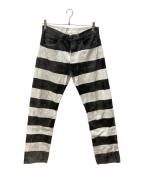 LEVI'Sリーバイス）の古着「90'sプリズナーライクペイントデニムパンツ」｜ホワイト×ブラック