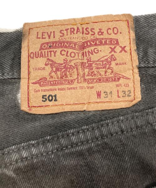 LEVI'S（リーバイス）LEVI'S (リーバイス) 90'sプリズナーライクペイントデニムパンツ ホワイト×ブラック サイズ:31の古着・服飾アイテム