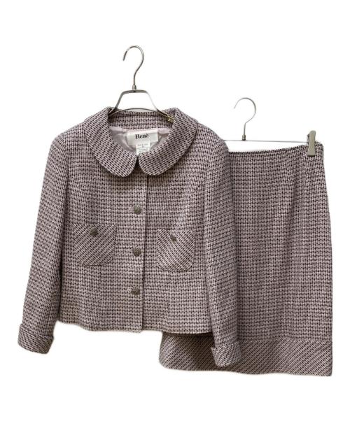 Rene（ルネ）Rene (ルネ) ツイードセットアップ ピンク サイズ:36の古着・服飾アイテム