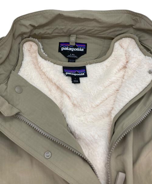 Patagonia（パタゴニア）Patagonia (パタゴニア) ウィメンズ・スカイセイル・スリーインワン・コート ベージュ サイズ:Ｌの古着・服飾アイテム