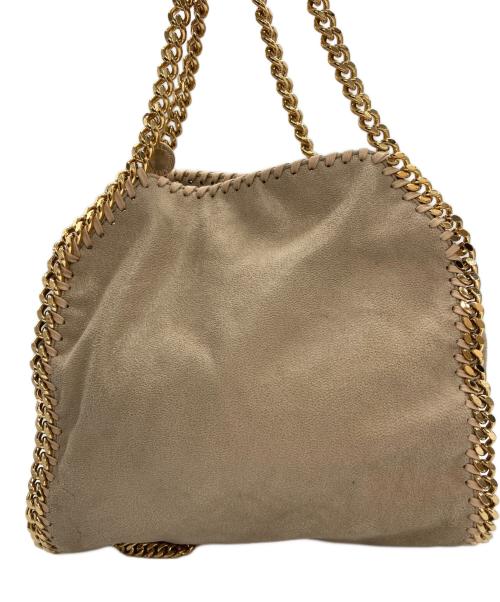 STELLA McCARTNEY（ステラマッカートニー）STELLA McCARTNEY (ステラマッカートニー) ファラベラミニチェーントートバッグ ベージュ×ゴールドの古着・服飾アイテム