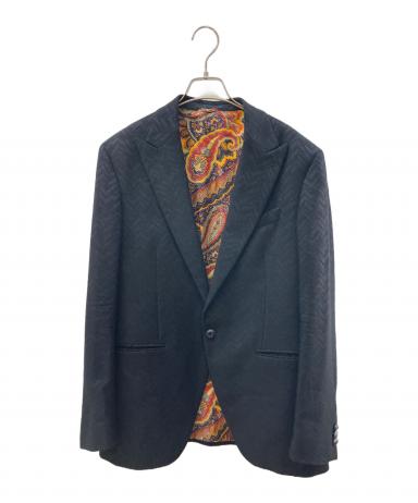 ETRO ペイズリー柄 テーラードジャケット 新品未使用♡ 中古・古着通販】ETRO (エトロ) ペイズリーライニングラメテーラード