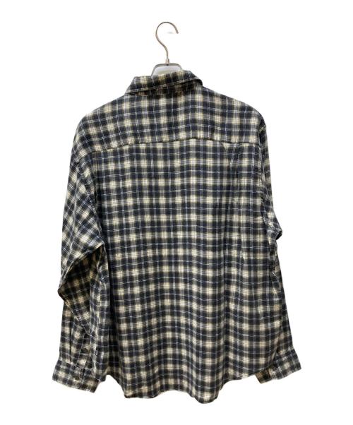 stussy（ステューシー）stussy (ステューシー) MATTHEW SHIRT PRINTED PLAID/チェックシャツ ブラック×イエロー サイズ:Lの古着・服飾アイテム