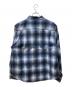 stussy (ステューシー) ROCCO FLANNEL PLAID SHIRT/チェックネルシャツ ネイビー×ブラック サイズ:L：20000円
