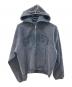 stussy（ステューシー）の古着「Faded Graphic Zip Hoodie/ロゴジップパーカー」｜ブラック