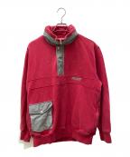 PALACEパレス）の古着「3MS HOOD/スウェット」｜レッド×グレー