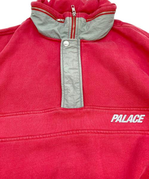 PALACE（パレス）PALACE (パレス) 3MS HOOD/スウェット レッド×グレー サイズ:XLの古着・服飾アイテム