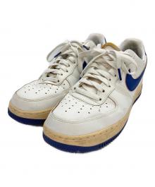NIKE（ナイキ）の古着「Air Force 1 '07 (Sail / DEEP Royal Blue / Pale Vanilla)/ローカットスニーカー」｜ホワイト×ブルー