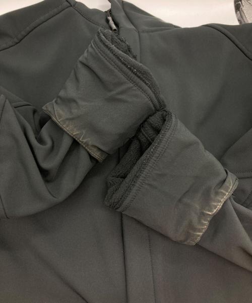 BURLAP OUTFITTER（バーラップアウトフィッター）BURLAP OUTFITTER (バーラップアウトフィッター) MICRO FLEECE HOODED COAT/コート ブラック サイズ:Lの古着・服飾アイテム