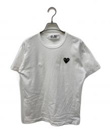 PLAY COMME des GARCONS（プレイコムデギャルソン）の古着「ハートロゴTシャツ」｜ホワイト