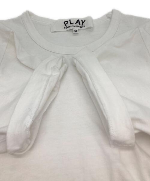 PLAY COMME des GARCONS（プレイコムデギャルソン）PLAY COMME des GARCONS (プレイコムデギャルソン) ハートロゴTシャツ ホワイト サイズ:Mの古着・服飾アイテム