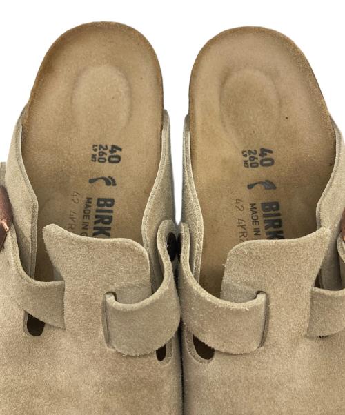 BIRKENSTOCK（ビルケンシュトック）BIRKENSTOCK (ビルケンシュトック) ボストン/レザーサンダル ベージュ サイズ:26の古着・服飾アイテム