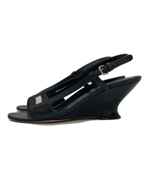 BALLY（バリー）BALLY (バリー) ストラップレザーサンダル ブラック サイズ:EU36.5の古着・服飾アイテム