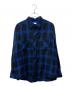 MIYAGIHIDETAKA（ミヤギヒデタカ）の古着「オンブレチェックシャツ」｜ブルー