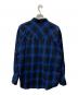 MIYAGIHIDETAKA (ミヤギヒデタカ) オンブレチェックシャツ ブルー サイズ:Ｍ：11000円