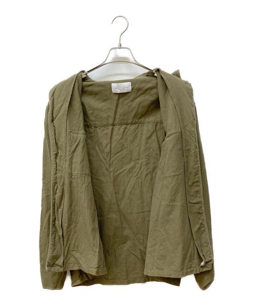 UNUSED（アンユーズド）UNUSED (アンユーズド) ステッチデザインオープンカラーシャツ カーキ サイズ:Lの古着・服飾アイテム