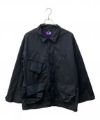 THE NORTHFACE PURPLELABELザ・ノースフェイス パープルレーベル）の古着「Brushed Weather Stroll Field Jacket/コーチジャケット」｜ブラック