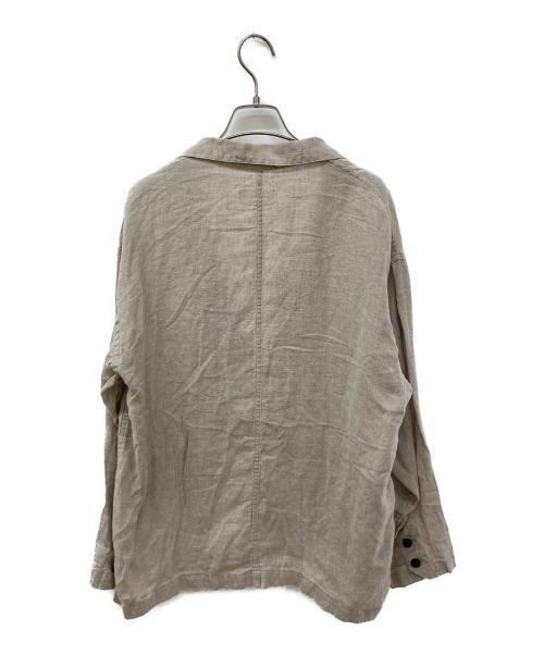 KAGURE（カグレ）KAGURE (カグレ) リネン2Bジャケット ベージュ サイズ:FREEの古着・服飾アイテム