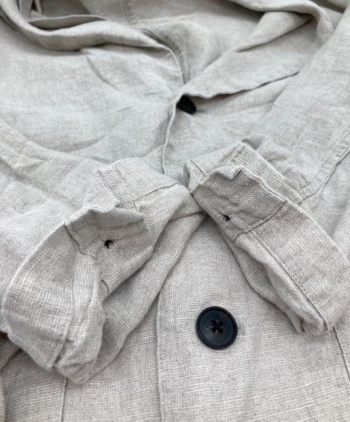 KAGURE（カグレ）KAGURE (カグレ) リネン2Bジャケット ベージュ サイズ:FREEの古着・服飾アイテム