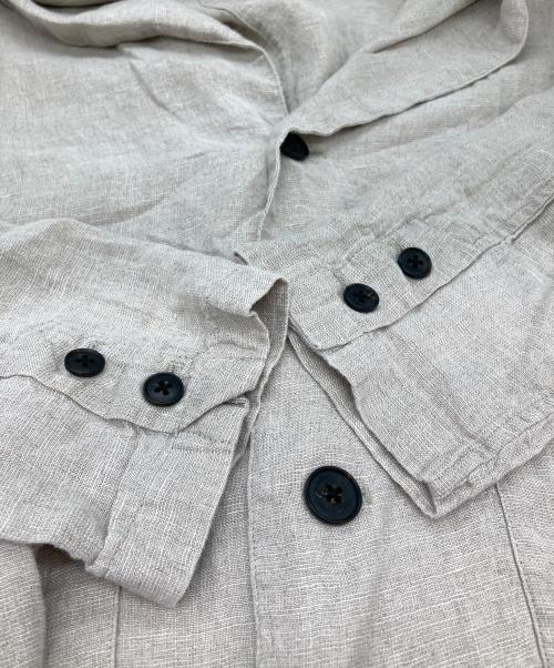 KAGURE（カグレ）KAGURE (カグレ) リネン2Bジャケット ベージュ サイズ:FREEの古着・服飾アイテム
