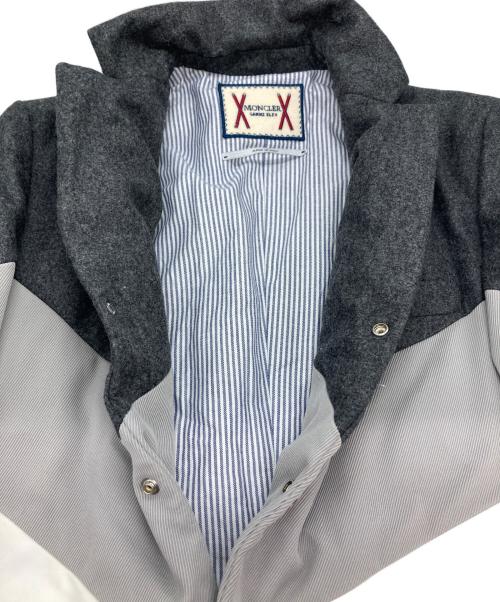 MONCLER GAMME BLEU（モンクレール ガム ブルー）MONCLER GAMME BLEU (モンクレール ガム ブルー) GIACCA/ダウンテーラードジャケット グレー サイズ:1の古着・服飾アイテム