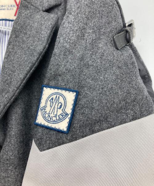 MONCLER GAMME BLEU（モンクレール ガム ブルー）MONCLER GAMME BLEU (モンクレール ガム ブルー) GIACCA/ダウンテーラードジャケット グレー サイズ:1の古着・服飾アイテム