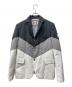 MONCLER GAMME BLEU（モンクレール ガム ブルー）の古着「GIACCA/ダウンテーラードジャケット」｜グレー