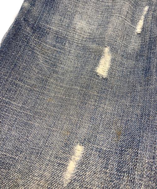 DOLCE & GABBANA（ドルチェ＆ガッバーナ）DOLCE & GABBANA (ドルチェ＆ガッバーナ) ダメージ加工デニムパンツ インディゴ サイズ:44の古着・服飾アイテム