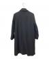 mizuiro-ind (ミズイロインド) ウールブレンドステンカラーコート ブラック サイズ:-：8000円