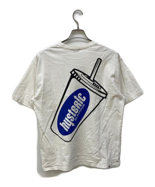 Hysteric Glamour（ヒステリックグラマー）Hysteric Glamour (ヒステリックグラマー) プリントTシャツ ホワイト サイズ:Lの古着・服飾アイテム