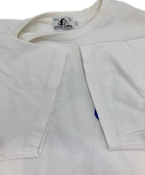 Hysteric Glamour（ヒステリックグラマー）Hysteric Glamour (ヒステリックグラマー) プリントTシャツ ホワイト サイズ:Lの古着・服飾アイテム