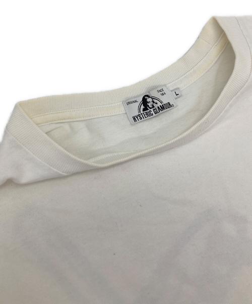 Hysteric Glamour（ヒステリックグラマー）Hysteric Glamour (ヒステリックグラマー) プリントTシャツ ホワイト サイズ:Lの古着・服飾アイテム