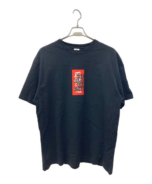 BlackEyePatch（ブラックアイパッチ）BlackEyePatch (ブラックアイパッチ) ロゴプリントTシャツ ブラック サイズ:Ⅼの古着・服飾アイテム
