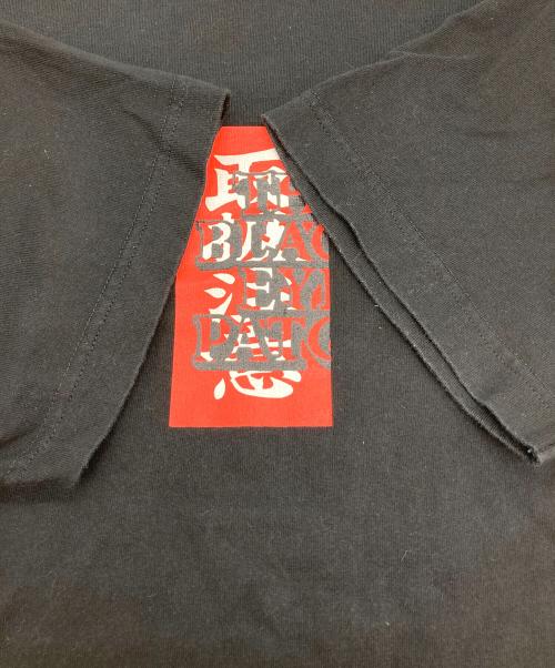 BlackEyePatch（ブラックアイパッチ）BlackEyePatch (ブラックアイパッチ) ロゴプリントTシャツ ブラック サイズ:Ⅼの古着・服飾アイテム