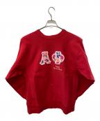 Championチャンピオン）の古着「リバースウィーブスウェット」｜レッド