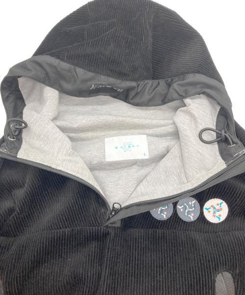 WHIMSY（ウィムジー）WHIMSY (ウィムジー) DOUBLE MOUTH JACKET ブラック サイズ:Lの古着・服飾アイテム