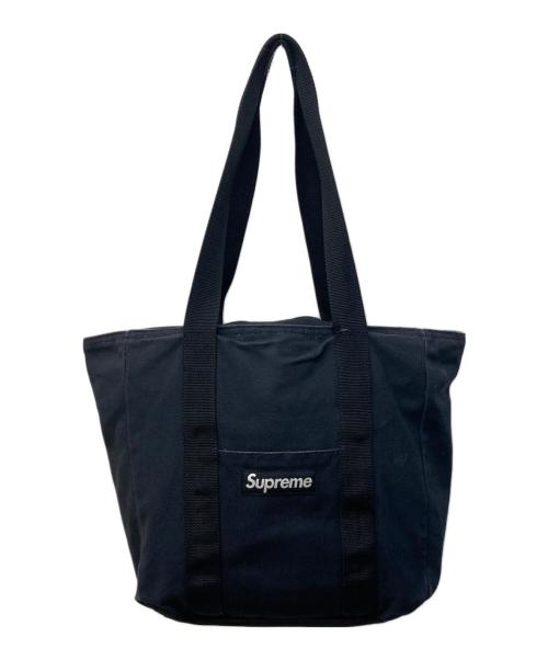 SUPREME（シュプリーム）Supreme (シュプリーム) キャンバストートバッグ ブラックの古着・服飾アイテム