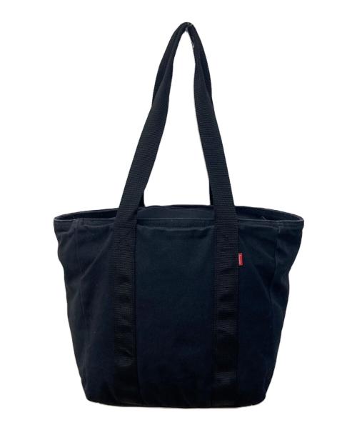 SUPREME（シュプリーム）Supreme (シュプリーム) キャンバストートバッグ ブラックの古着・服飾アイテム