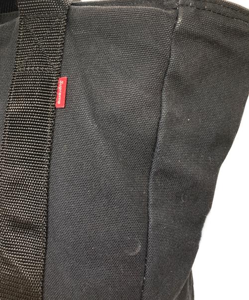 SUPREME（シュプリーム）Supreme (シュプリーム) キャンバストートバッグ ブラックの古着・服飾アイテム