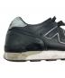 中古・古着 NEW BALANCE (ニューバランス) レザースニーカー ブラック サイズ:8　1/2：7000円