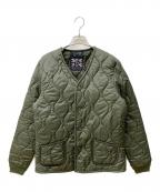 LAVENHAMラベンハム）の古着「キルティングジャケット」｜カーキ
