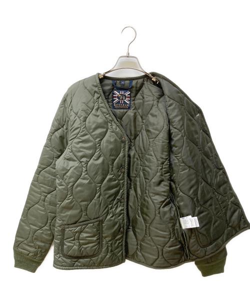 LAVENHAM（ラベンハム）LAVENHAM (ラベンハム) キルティングジャケット カーキ サイズ:40の古着・服飾アイテム