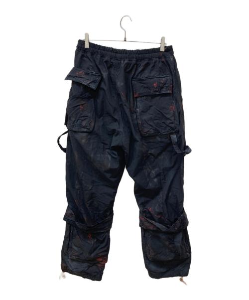 FR(13)NDS（フレンズ）FR(13)NDS (フレンズ) ボンディングカーゴパンツ ブラック×レッド サイズ:FREEの古着・服飾アイテム