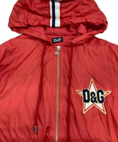 DOLCE & GABBANA（ドルチェ＆ガッバーナ）DOLCE & GABBANA (ドルチェ＆ガッバーナ) ブルゾン レッド サイズ:44の古着・服飾アイテム