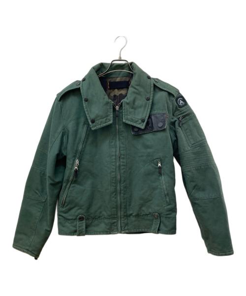 AVIREX（アヴィレックス）AVIREX (アヴィレックス) ジップジャケット グリーン サイズ:Mの古着・服飾アイテム
