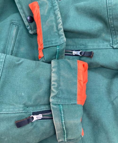 AVIREX（アヴィレックス）AVIREX (アヴィレックス) ジップジャケット グリーン サイズ:Mの古着・服飾アイテム