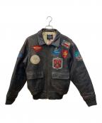 AVIREXアヴィレックス）の古着「G-1タイプフライトジャケット」｜ブラウン