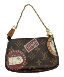 LOUIS VUITTON（ルイ ヴィトン）の古着「ミニ・ポシェット・アクセソワール/ポーチ」｜ブラウン